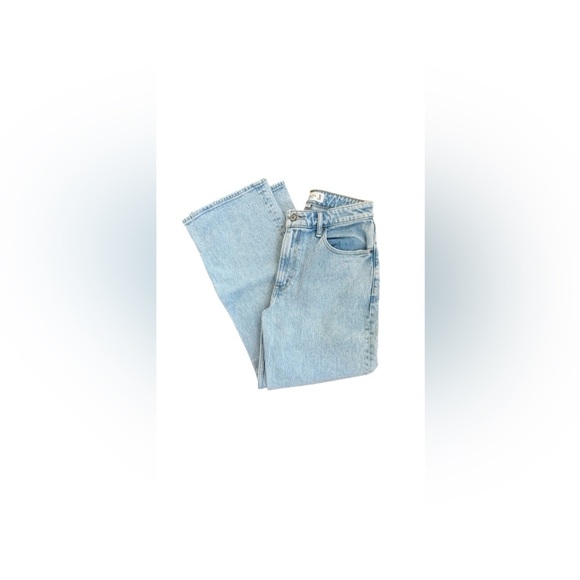 Abercrombie & Fitch The 90s Relaxed Jean High Rise 27 / 4 Light Wash Blue Denim - Picture 11 of 12